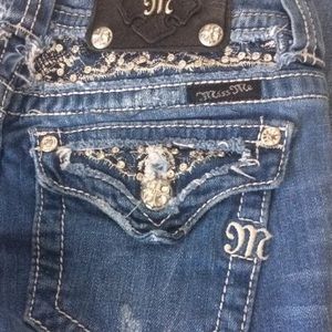 Miss Me Jean Sz 25 W 26 x 33 1/2 boot cut